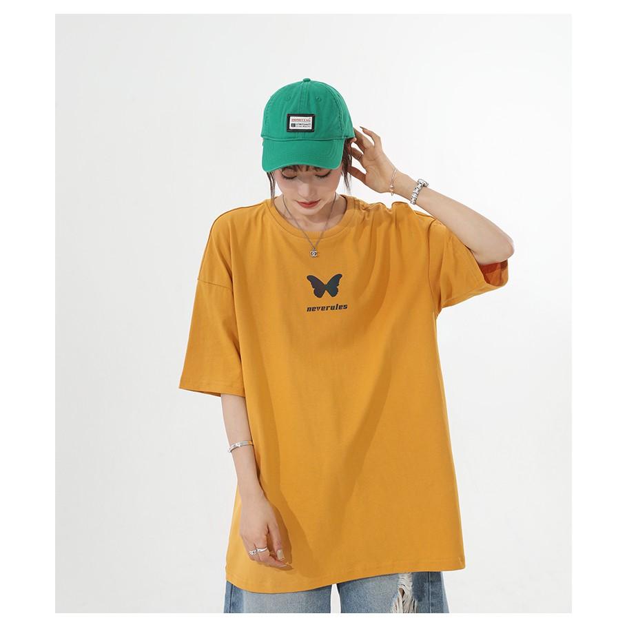 Áo thun phản quang tay lỡ CoolZ phông Unisex nam nữ Cotton oversize form rộng hình butterfly CZ050
