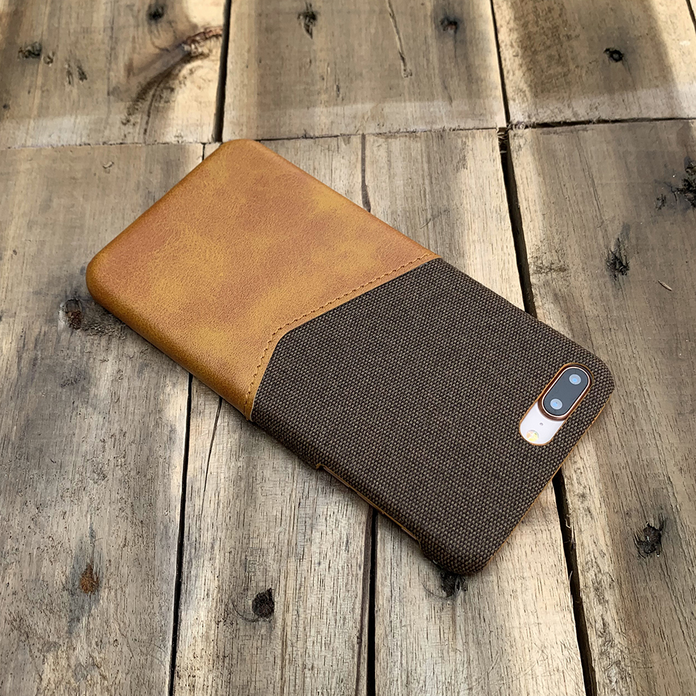Ốp lưng da vải kiêm ví cao cấp dành cho iPhone 7 Plus / iPhone 8 Plus