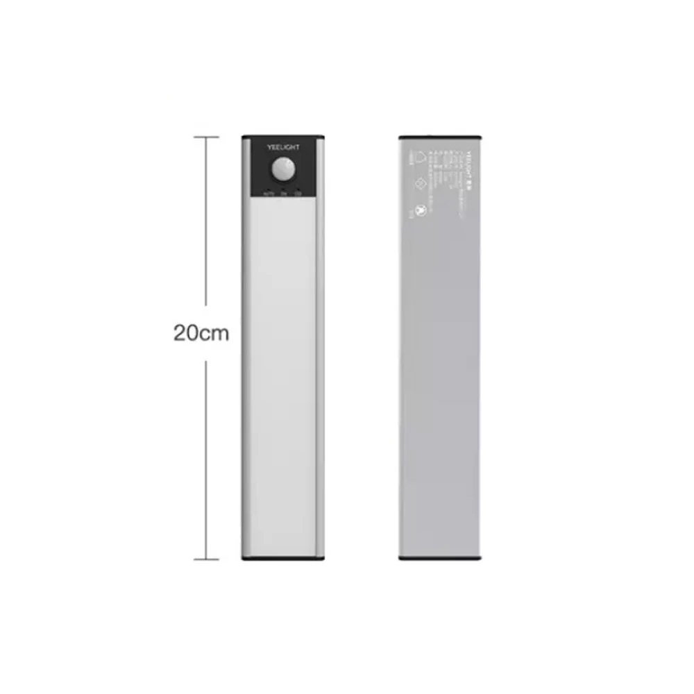 Đèn led thanh cảm biến tích điện Xiaomi Yeelight, Ánh sáng trắng (4000K) 20-40-60cm, pin sạc type C - Nhập khẩu chính hãng