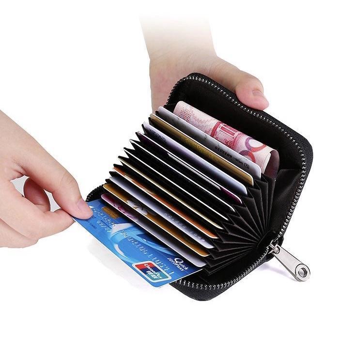 VÍ NGẮN CẦM TAY KHÓA KÉO NHIỀU NGĂN ĐỂ THẺ 467B CLASSIC TIỆN DỤNG