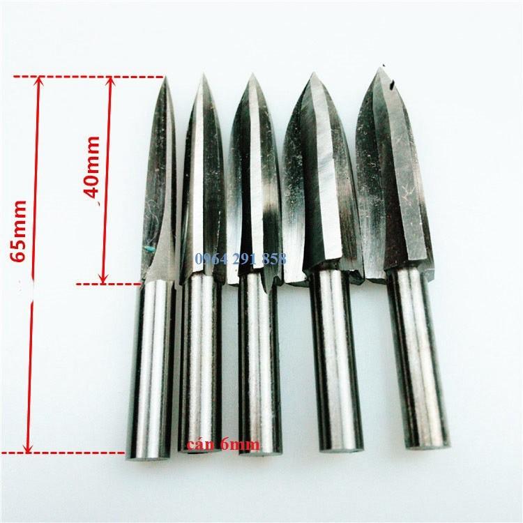 Mũi phay phá gỗ làm bon sai - mũi khoan phá cán 6mm