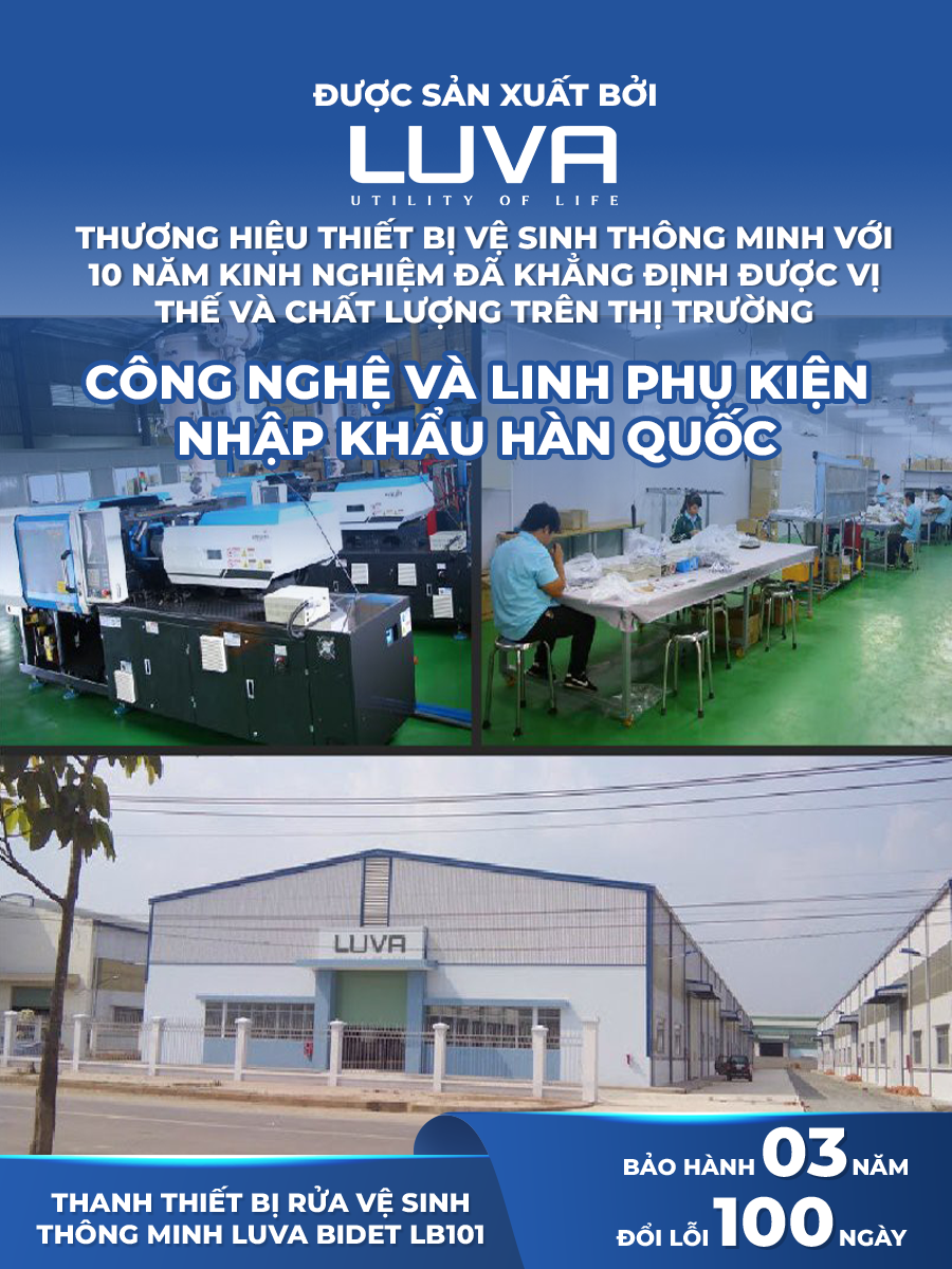 Thiết bị rửa vệ sinh thông minh LUVA - LB101