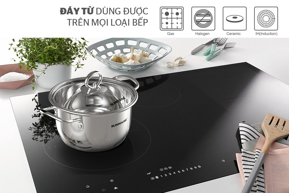 Nồi Inox 5 đáy SUNHOUSE SHG788-24