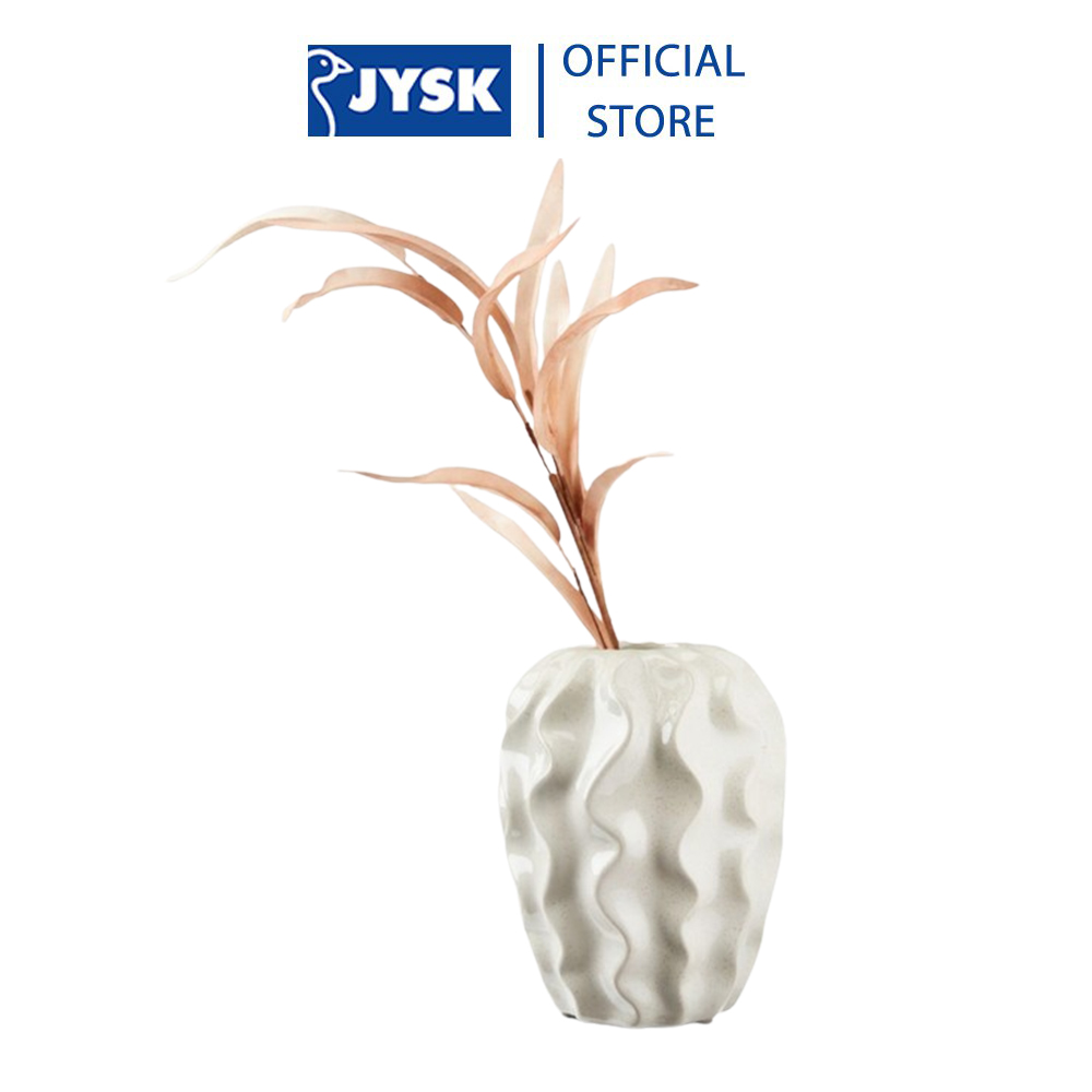 Lọ hoa | JYSK Alexander | gốm | xám | DK16xC20cm
