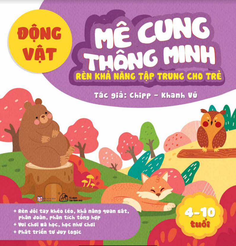 Bộ 6 cuốn Sách Mê cung thông minh - Rèn khả năng tập trung cho trẻ