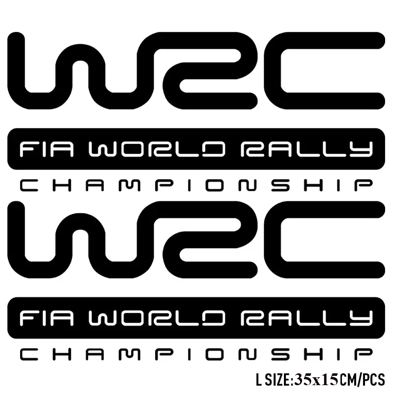 Tem dán cửa xe ô tô WRC