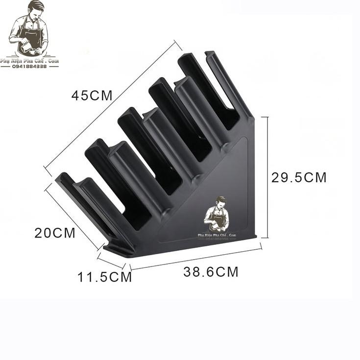 Kệ Mika Để Cốc Nhựa Mang Đi - Kệ Úp Ly Nghiêng