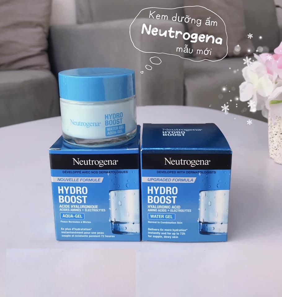 [Mẫu Mới 2023] Gel Dưỡng Ẩm Neutrogena Hydro Boost Water Gel, Aqua Gel và Gel Creme