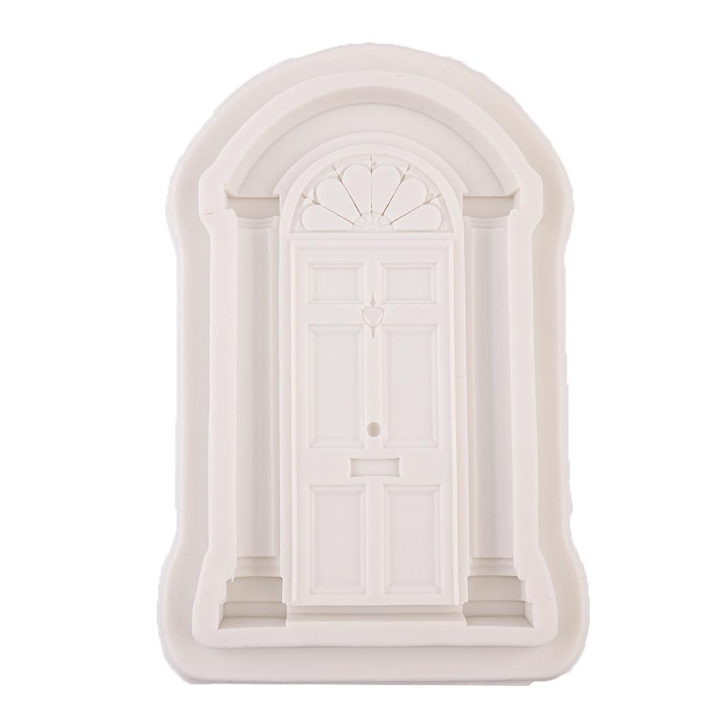 3D Door Silicone Mould Cake Mold for DIY Baking Sugarcraft Mold Decoration