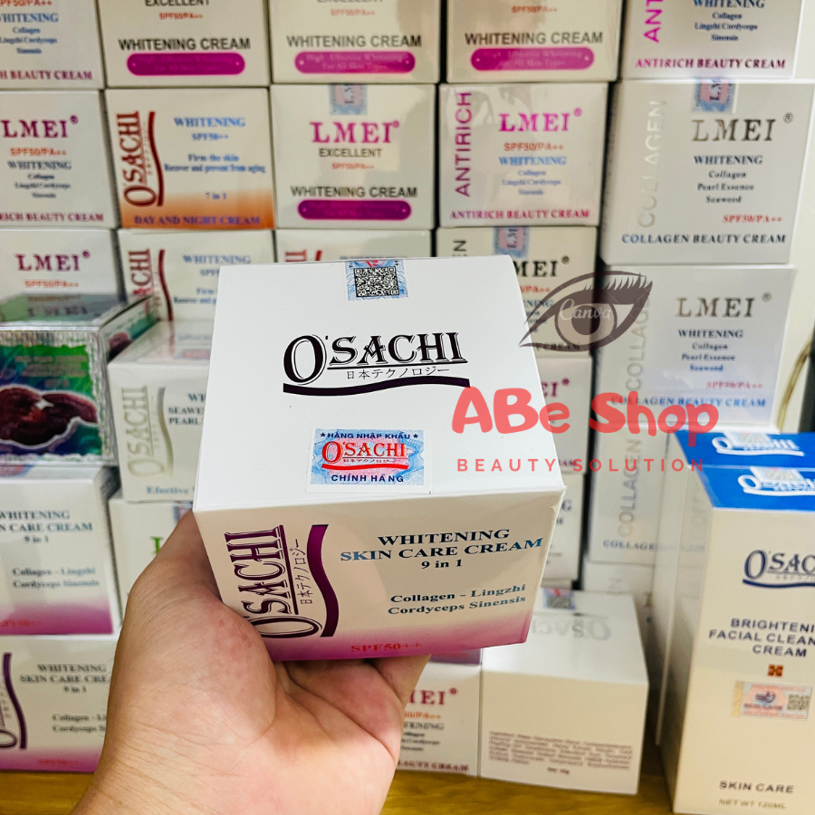 KEM OSACHI TÍM 9 IN 1 - O'SACHI WHITENIG SKIN CARE CREAM 20G - MỜ THÂM NÁM - CHỐNG LÃO HOÁ DA