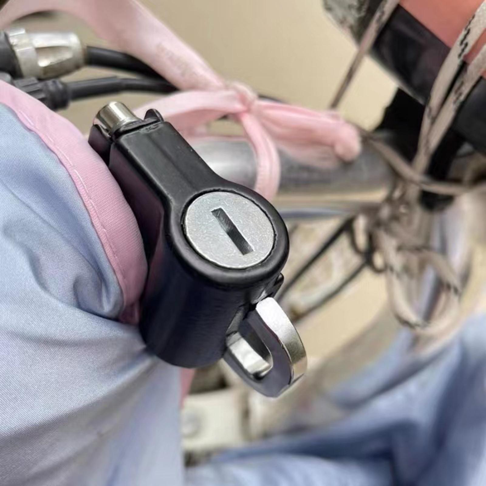 Motorcycle Hook Lock Easy to Install Anti  for Street Bike