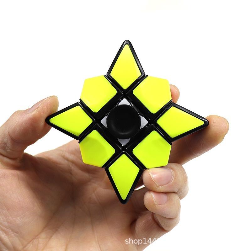 Rubik Spinner Con Quay Biến Thể QiYi Windmill Fidget Spinner 1x3x3 Rubic