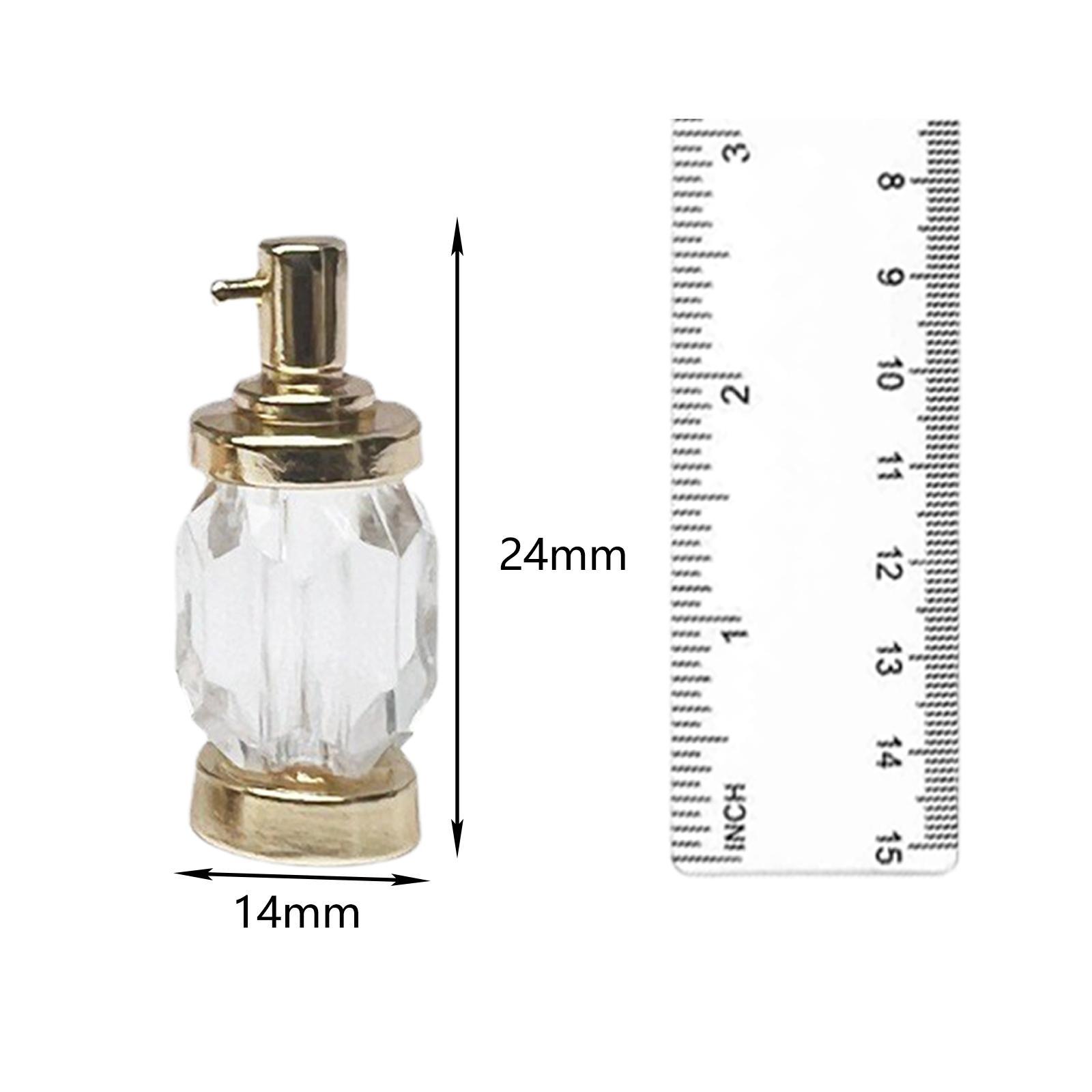 6x Simulation Miniature 1/12 Perfume Bottle Model Life Scene Supplies Decor