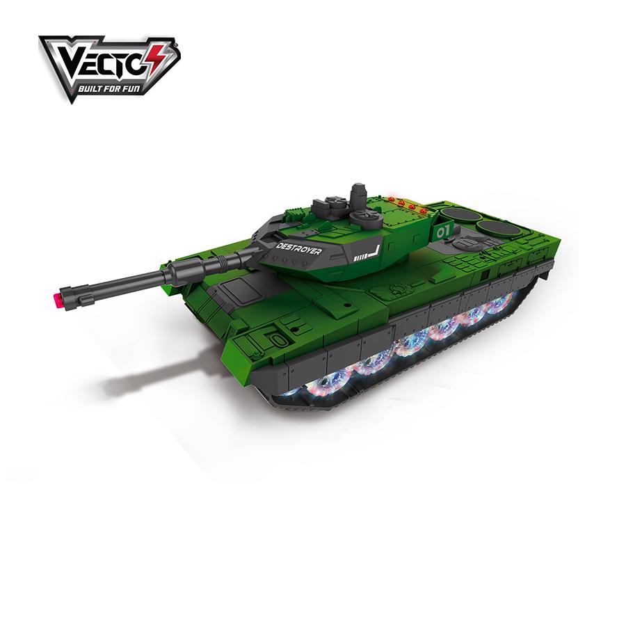 Đồ Chơi Robot Biến Hình Xe Tank Điều Khiển Từ Xa (Màu Xanh) VECTO VT28165/GR