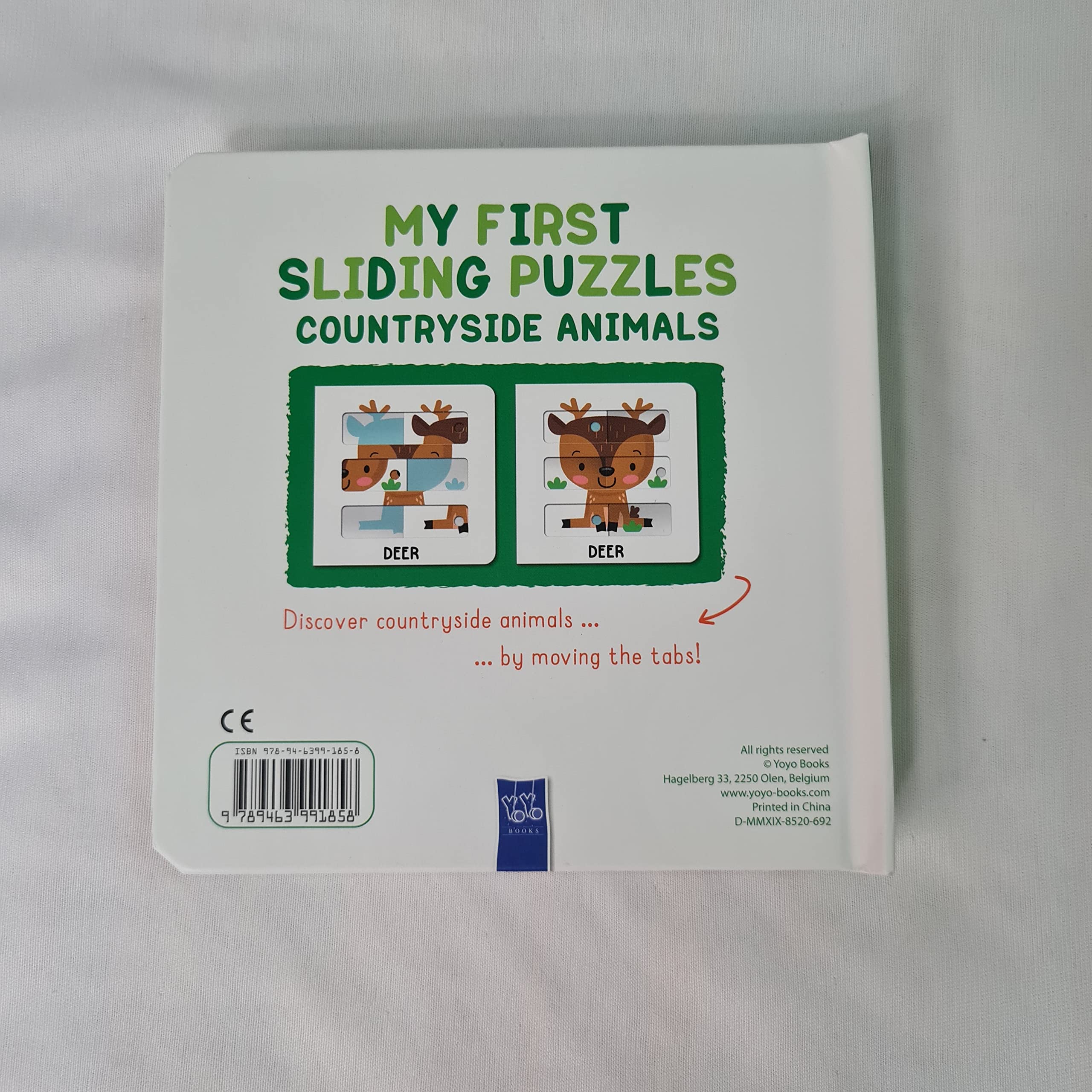 Sách tương tác tiếng Anh : MY 1ST SLIDING PUZZLE: COUNTRYSIDE ANIMALS