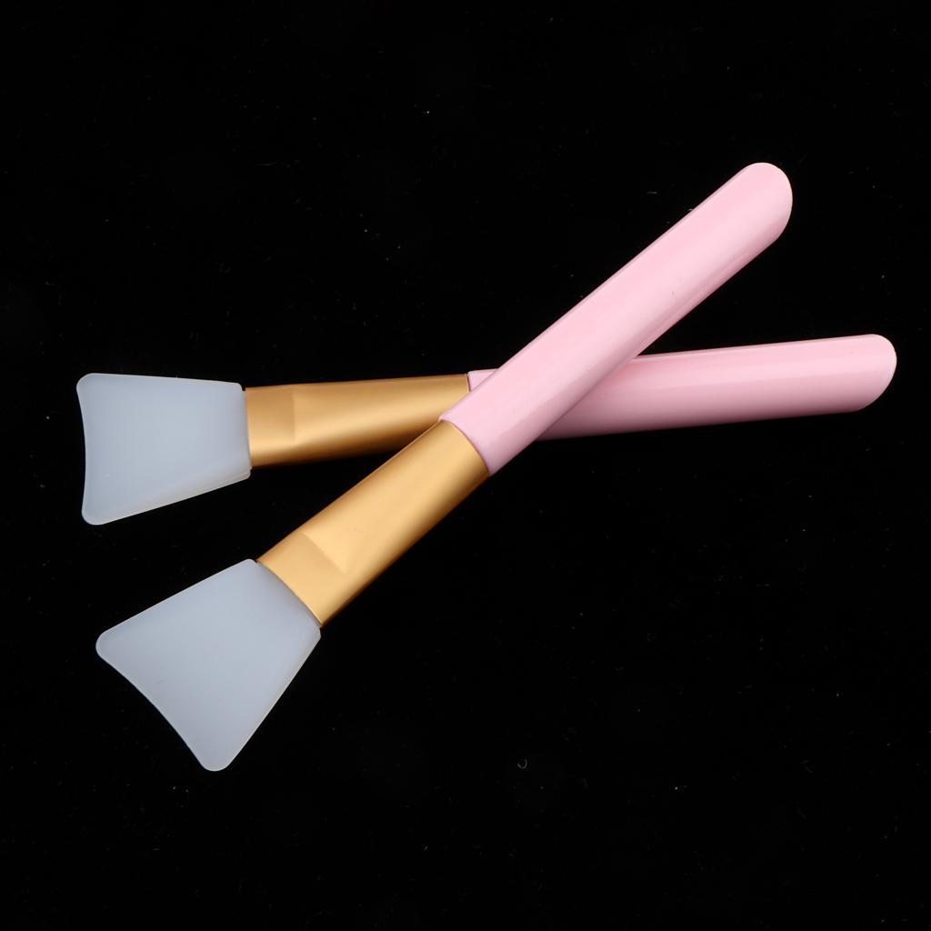 2x Silicone Face Mask Brushes Hairless Tools Pink