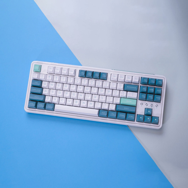 Bàn phím máy tính FL-Esports CMK87SAM Cool Mint 3 Mode _Mới, hàng chính hãng