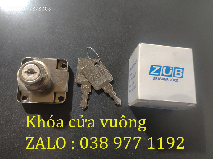 Khóa tủ vuông, khóa tủ, khóa cốp tủ vuông