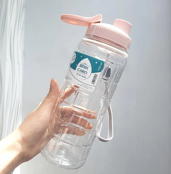 BÌNH NƯỚC HỌC SINH KẺ CA RÔ 550ML THỂ THAO CHO BÉ