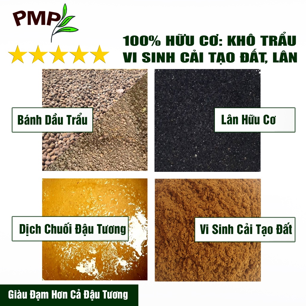 vi sinh Fermic PMP giúp cải tạo đất, tăng độ màu mỡ, phì nhiêu cho đất 1kg, 2kg