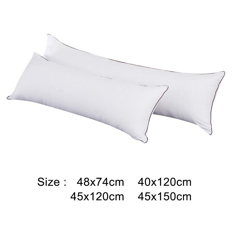 Dài Trắng Toàn Thân Gối Chèn Mềm Dài Đệm Chăn Ga Bên Đèn Ngủ Ngủ Thoáng Khí Gối Core Có Dây Kéo