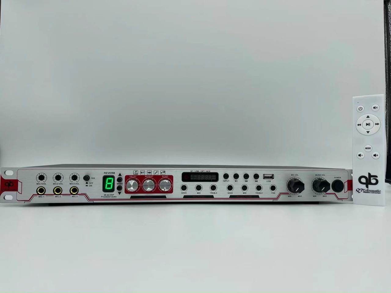 Vang cơ lai số QT acoustic S700 chống hú, bluetooth, cổng quang