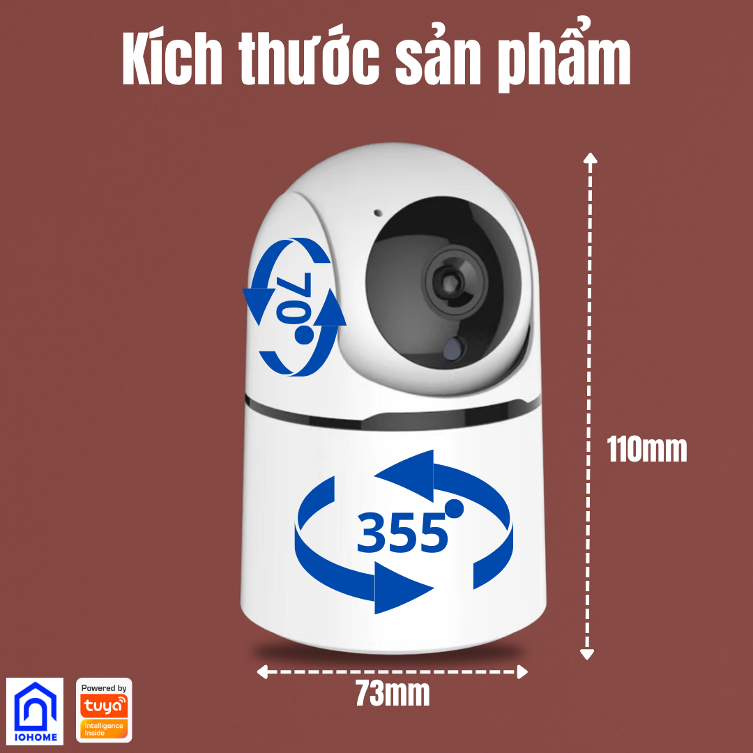 Camera thông minh Tuya kết nối wifi/Lan, độ phân giải 3.0Mp F32PL trong hệ sinh thái nhà thông minh Tuya