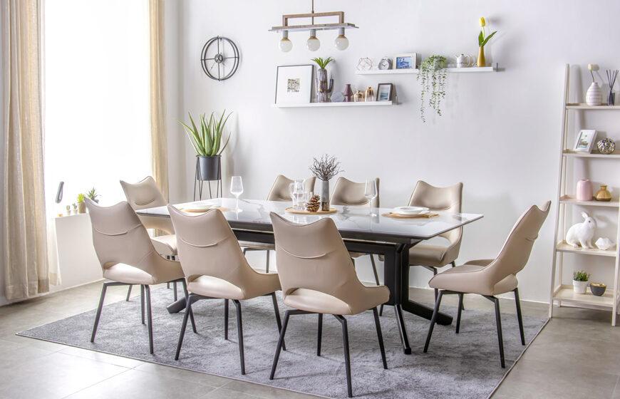 Bộ Bàn ăn 8 chỗ Winston (2200) 1504400001-02