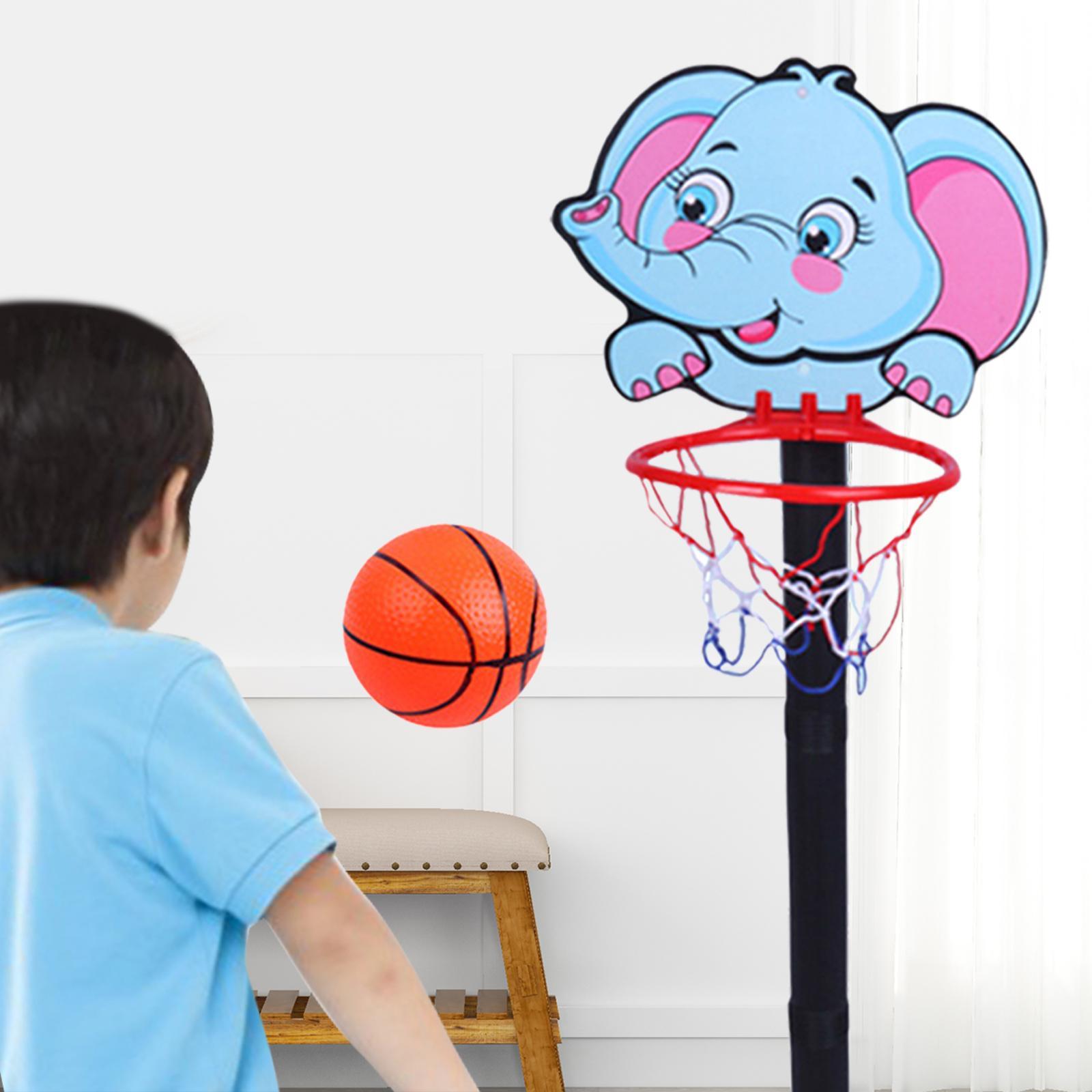Portable Basketball Hoop Toys Outside Toys Adjustable Basketball Hoop Stand for Bedroom Garden