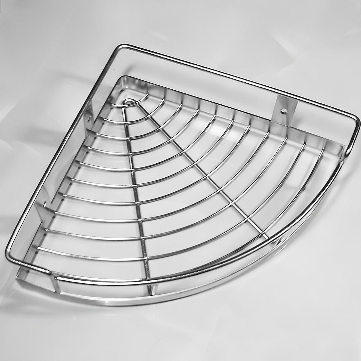 Kệ Góc Inox 1 tầng 25cm - Inox 304