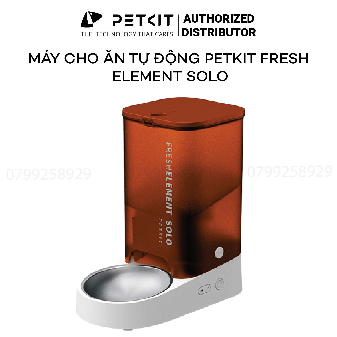 Máy Cho Ăn Tự Động, Máy Nhả Hạt Cho Mèo PETKIT FRESH ELEMENT SOLO - Máy cho ăn thông minh Petkit Solo