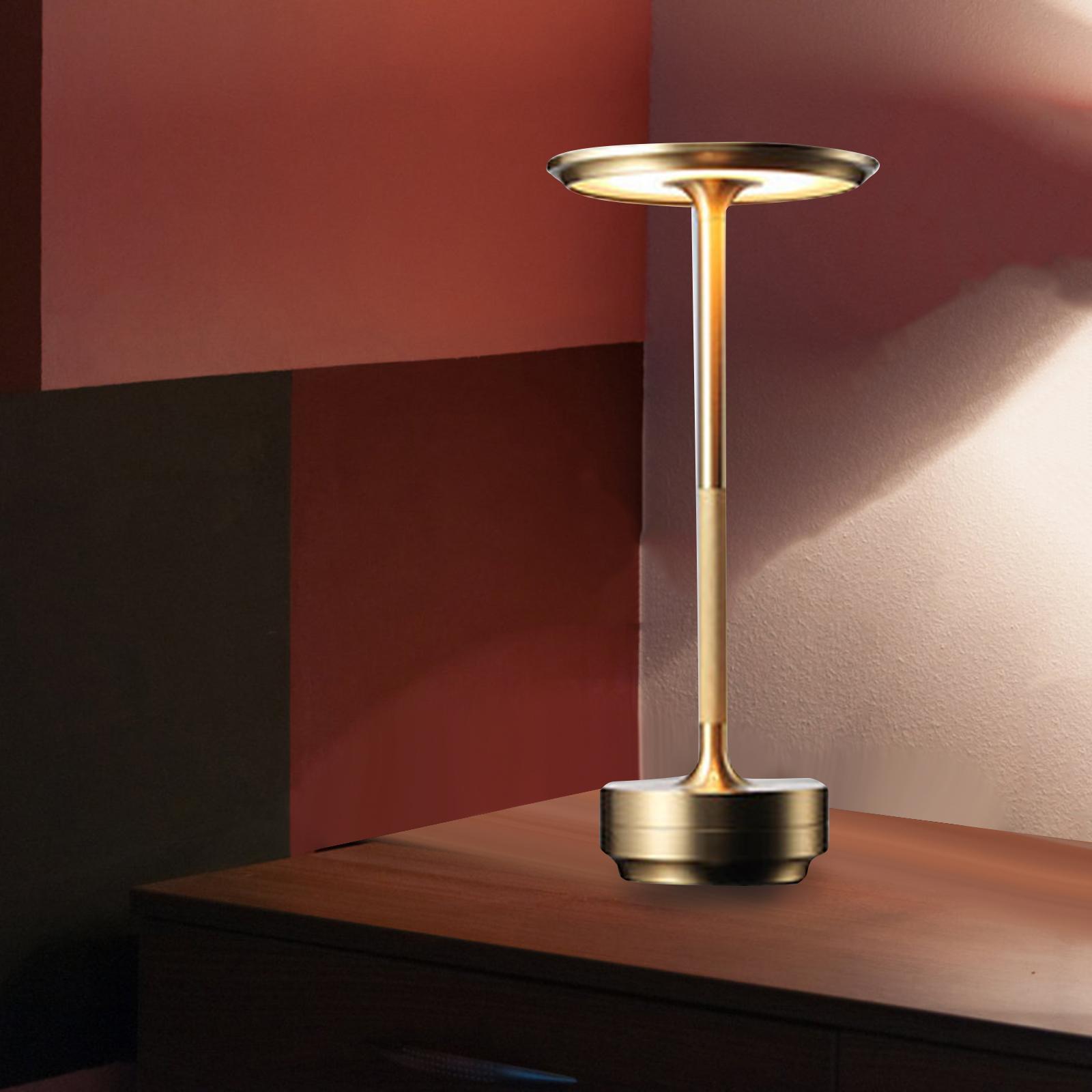 Dimmable Desk Lamp  USB Rechargeable Eye Caring Dorm Bedroom