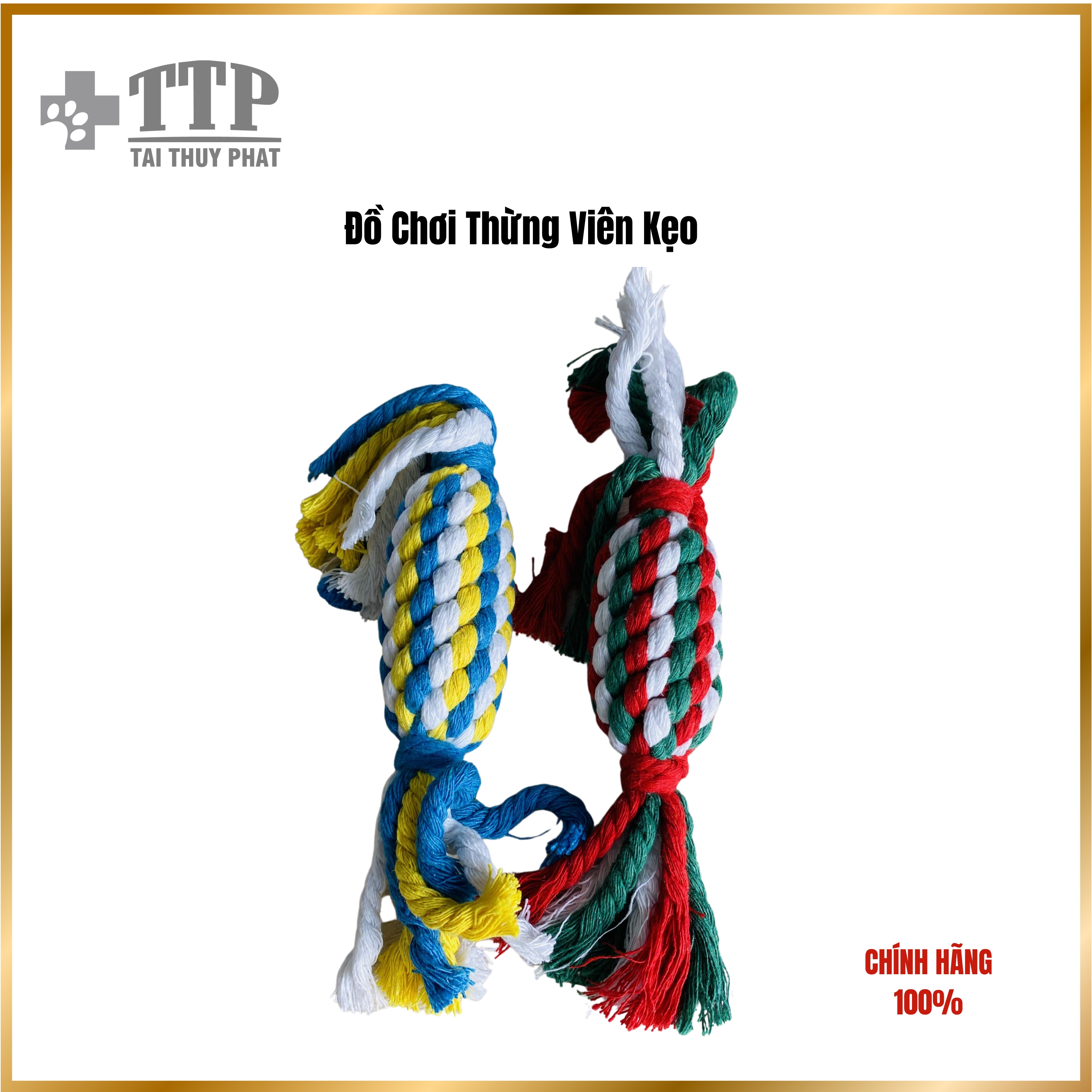 Đồ Chơi Thừng Viên Kẹo cho chó - Pet Tài Thuỷ Phát - T117