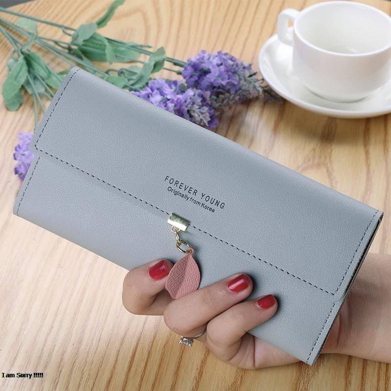 Ví Nữ Dài Cầm Tay Dễ Thương Nữ Tính Phong Cách Hàn Quốc VN137