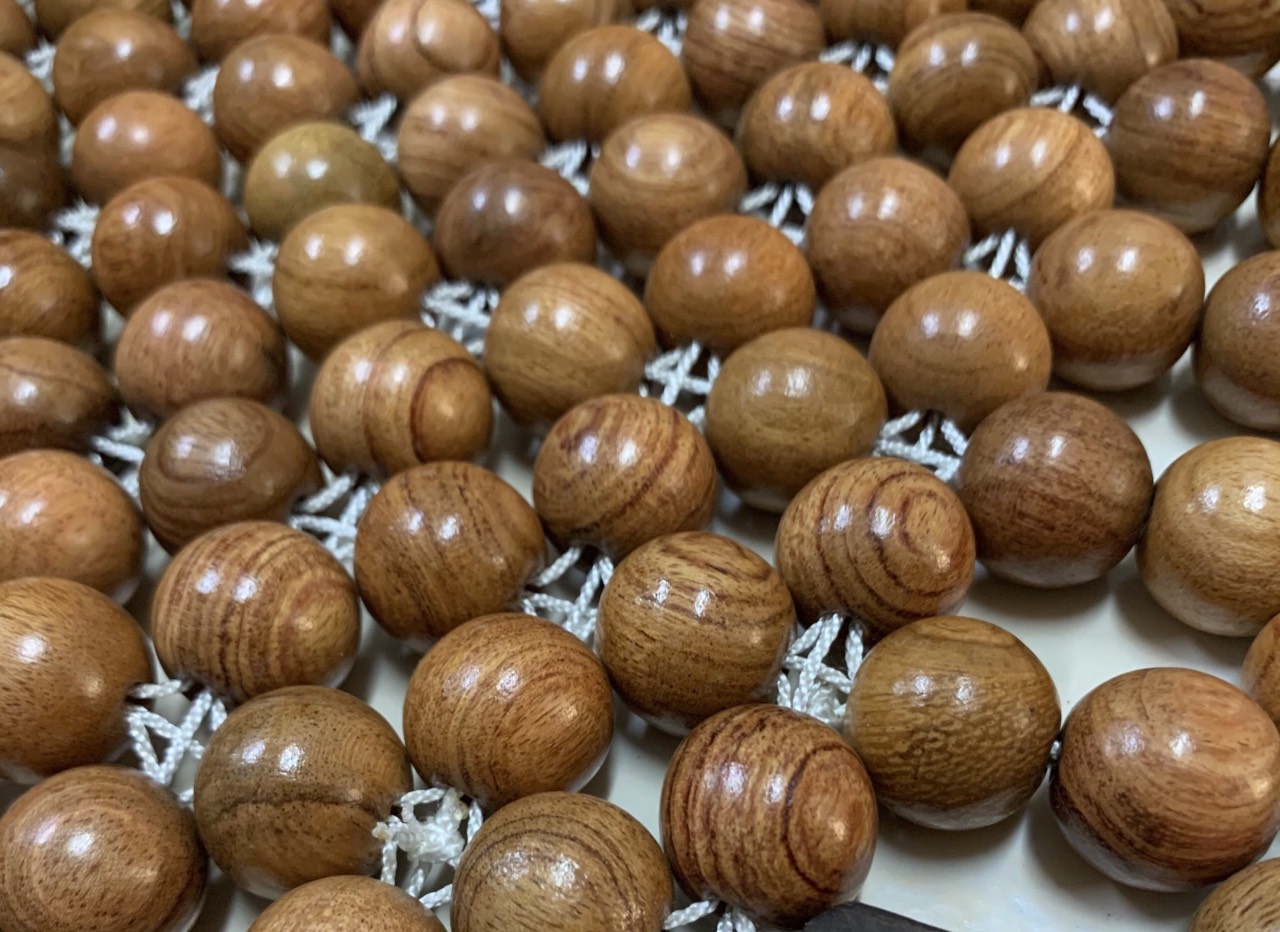Chiếu hạt gỗ Hương Đá Mộc hạt 1,8cm - Mian.vn ( video, hình thật )