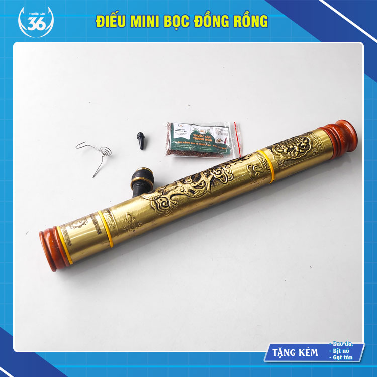 Điếu Mini Bọc Đồng Rồng