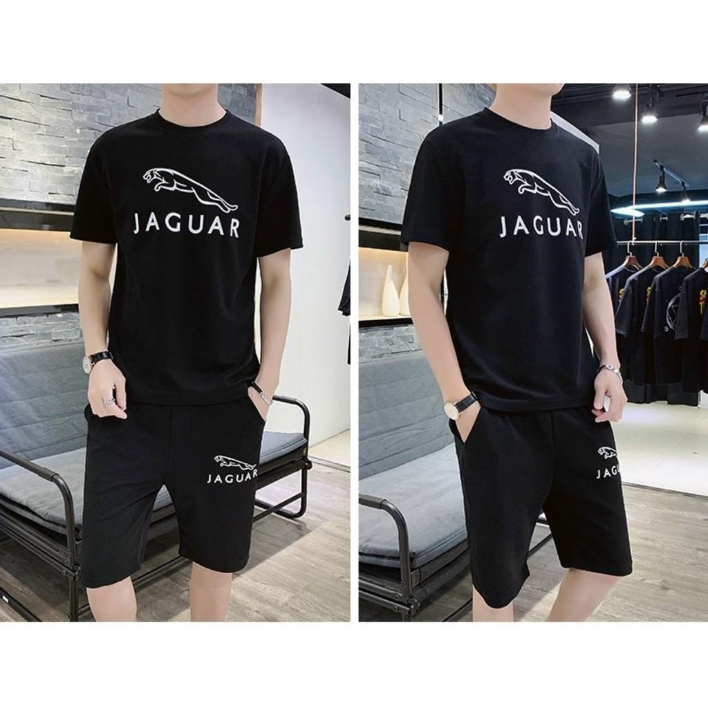 Đồ bộ nam nữ unisex mùa hè chất mè xịn co giãn 4 chiều thoáng mát (jaguar)