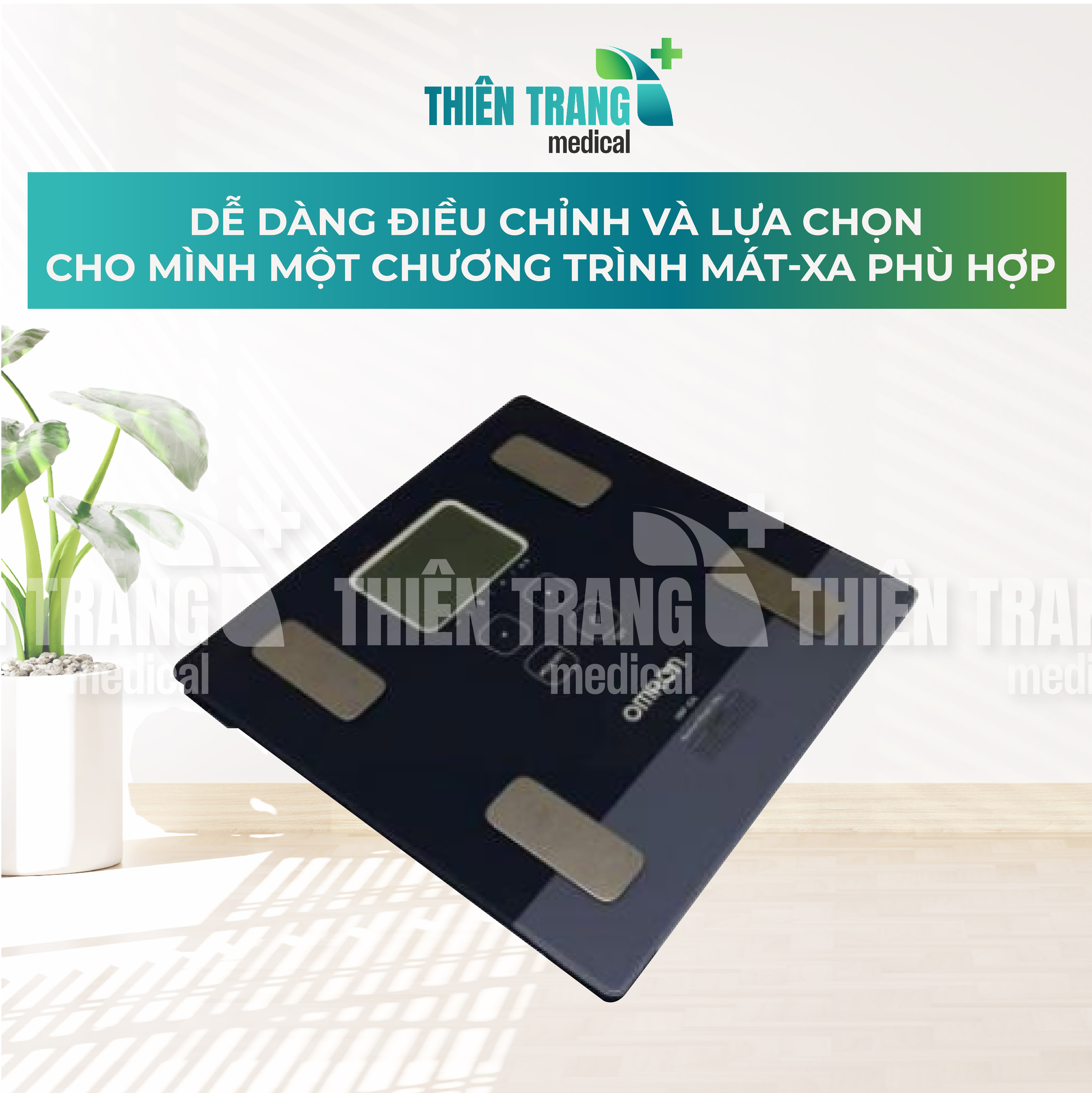 Máy đo thành phần, phân tích lượng mỡ cơ thể OMRON BodySCAN HBF-224 Thiên Trang Medical