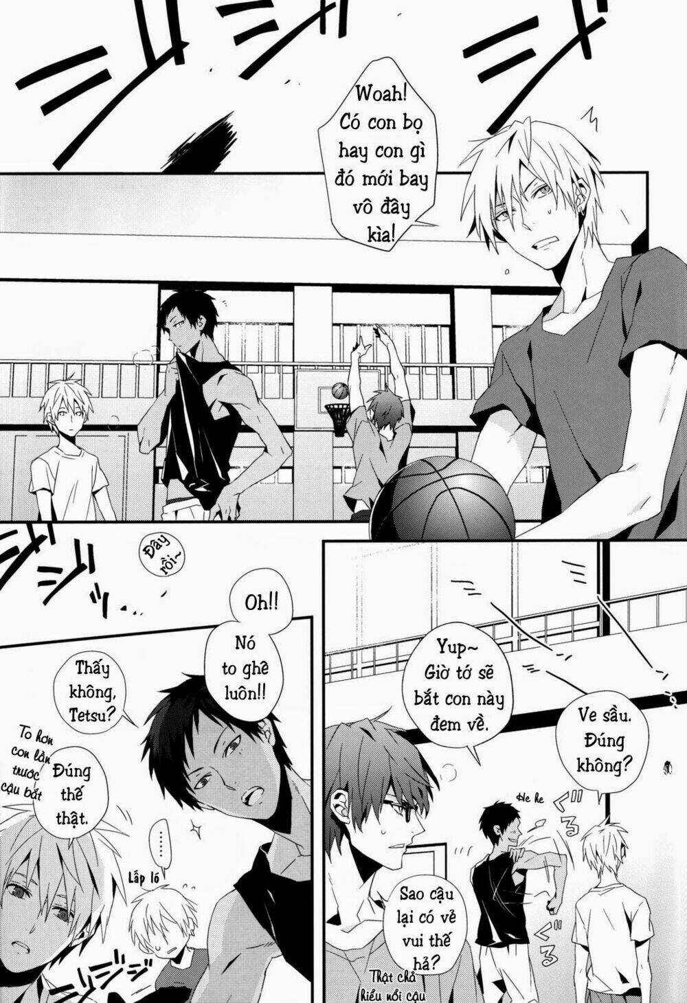 kuroko – tuyển thủ vô hình: color chart 1 chapter 1 4
