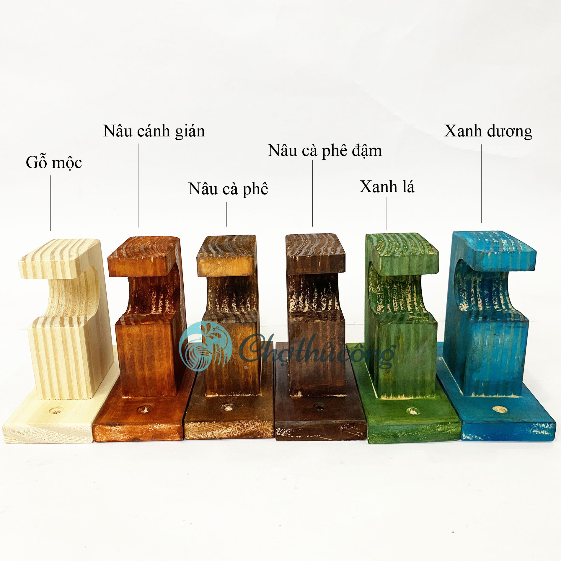 Trọn bộ phụ kiện treo rèm gỗ thông gồm thanh treo rèm gỗ 1-1m6 có chốt chặn trượt + bát đỡ bán nguyệt - Phụ kiện rèm cửa trang trí