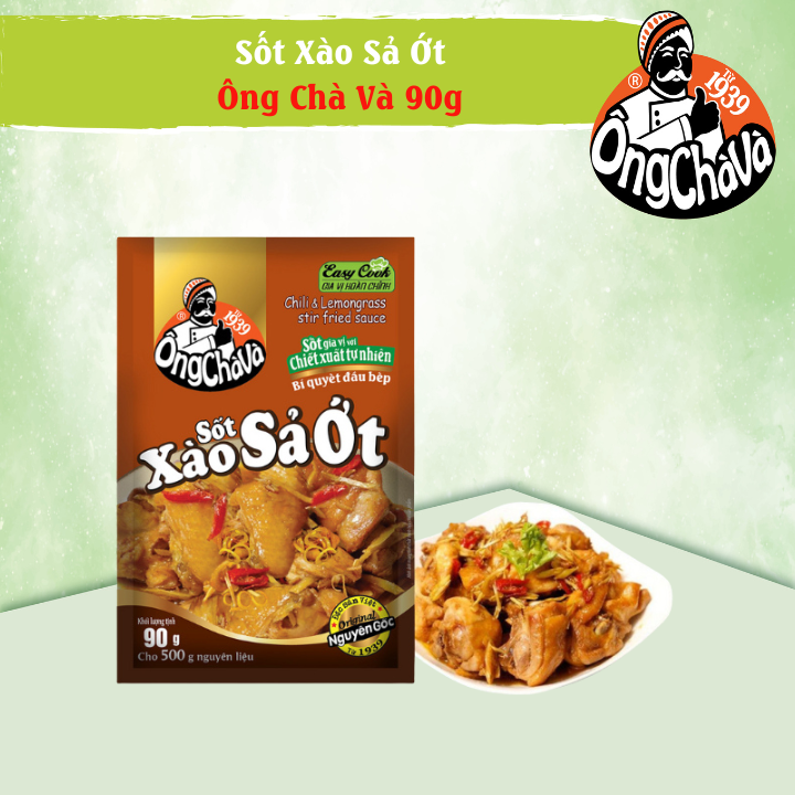 Sốt Xào Sả Ớt Ông Chà Và 90g (Chili &amp; Lemongrass Stir Fried Sauce)
