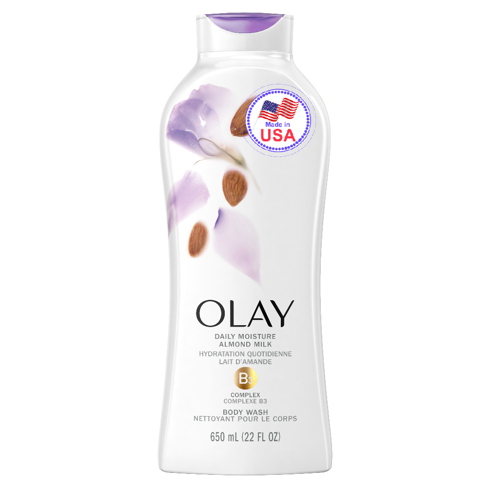 Sữa tắm OLAY Hydrating Clean Almond Milk (650ml)