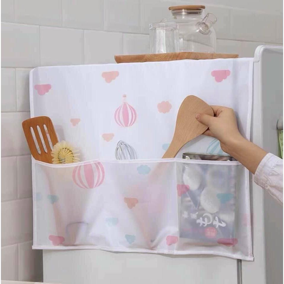 Tấm Phủ Bảo Vệ Tủ Lạnh Có Túi 2 Bên