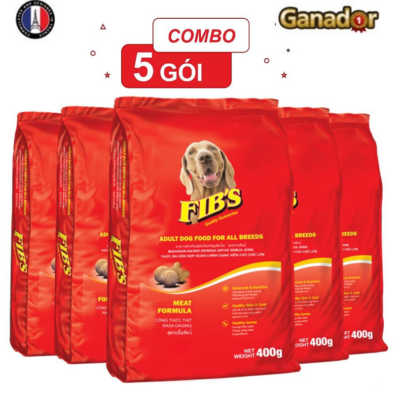 20KG Thức ăn cho chó trưởng thành Fib's -  Ganador Fib's