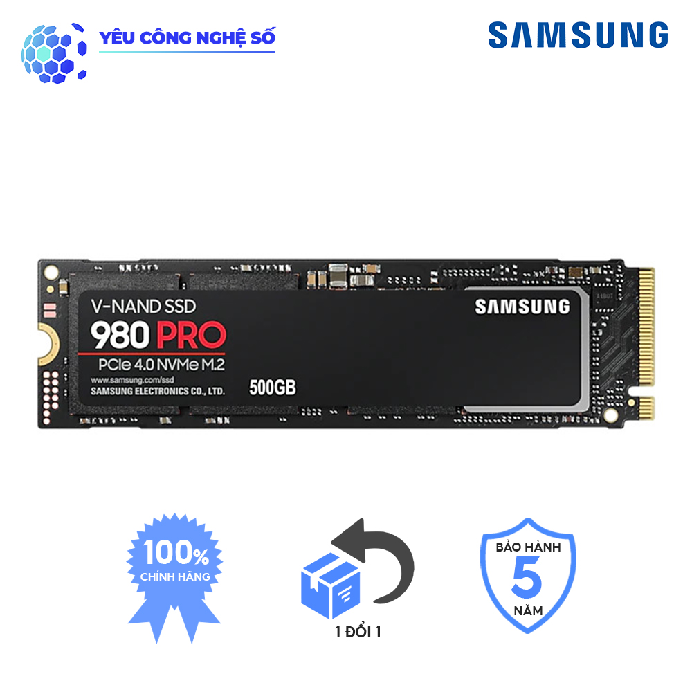 Ổ cứng Samsung SSD 980PRO Heatsink - Hàng Chính Hãng