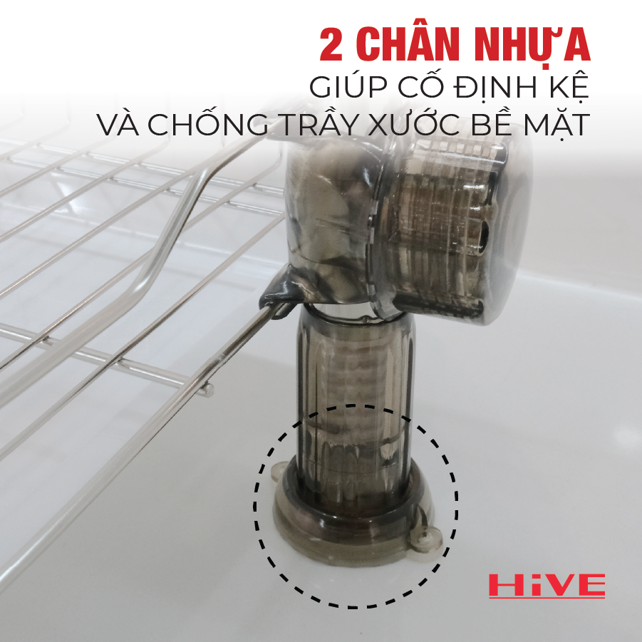 KỆ CHÉN INOX 2 TẦNG THAY ĐỔI ĐƯỢC ĐỘ CAO.