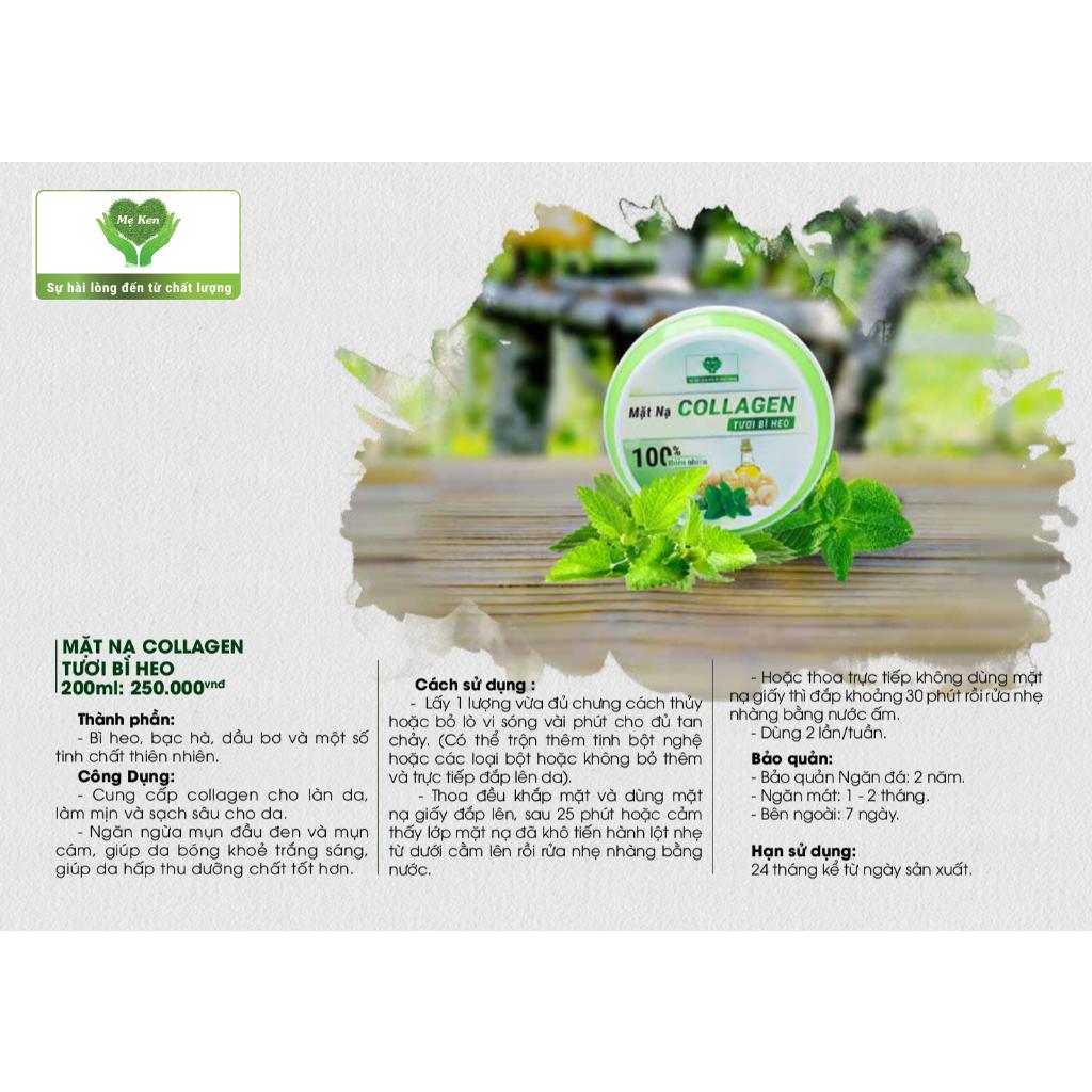 MẶT NẠ COLLAGEN TƯƠI BÌ HEO MẸ KEN (200ml)