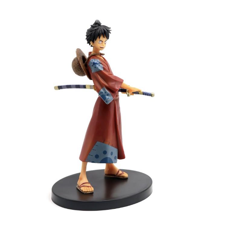 Mô hình One Piece Mô hình nhân vật Luffy Wano ss3 đẹp 18cm