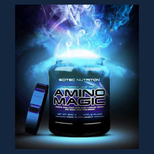 Amino | Amino Magic 500g Apple Flavor Scitec Nutrition| Phục Hồi Cơ Nhanh Chóng 500g - Chính Hãng