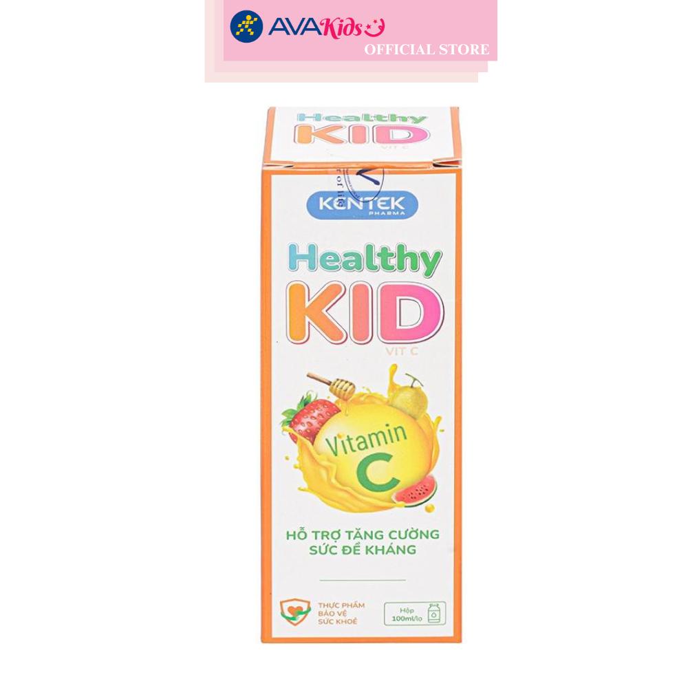 Siro Kentek Healthy Kid Vitamin C hỗ trợ tăng cường sức đề kháng 100 ml (từ 1 tuổi)